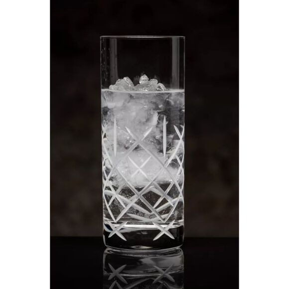 Club Drinkware Glass (1) - Stolzle Lausitz - Germany NY Club Cut Long - Picture 1 of 2